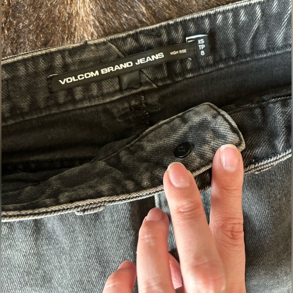 Volcom Black Denim Mini Skirt - Picture 5 of 5